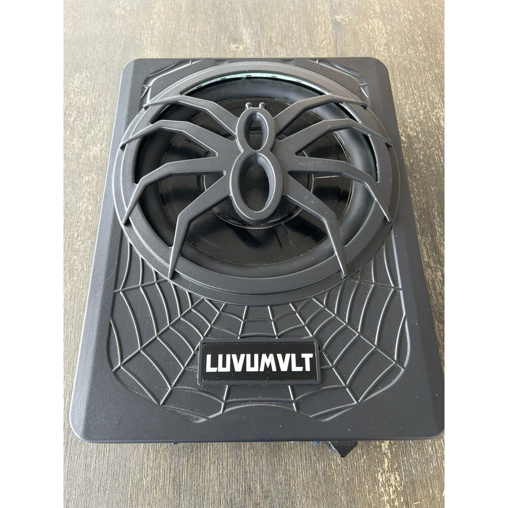 1200W 10" Car Subwoofer, Slim Under Seat Powered Subwoofer and Amp Car Boat Sub